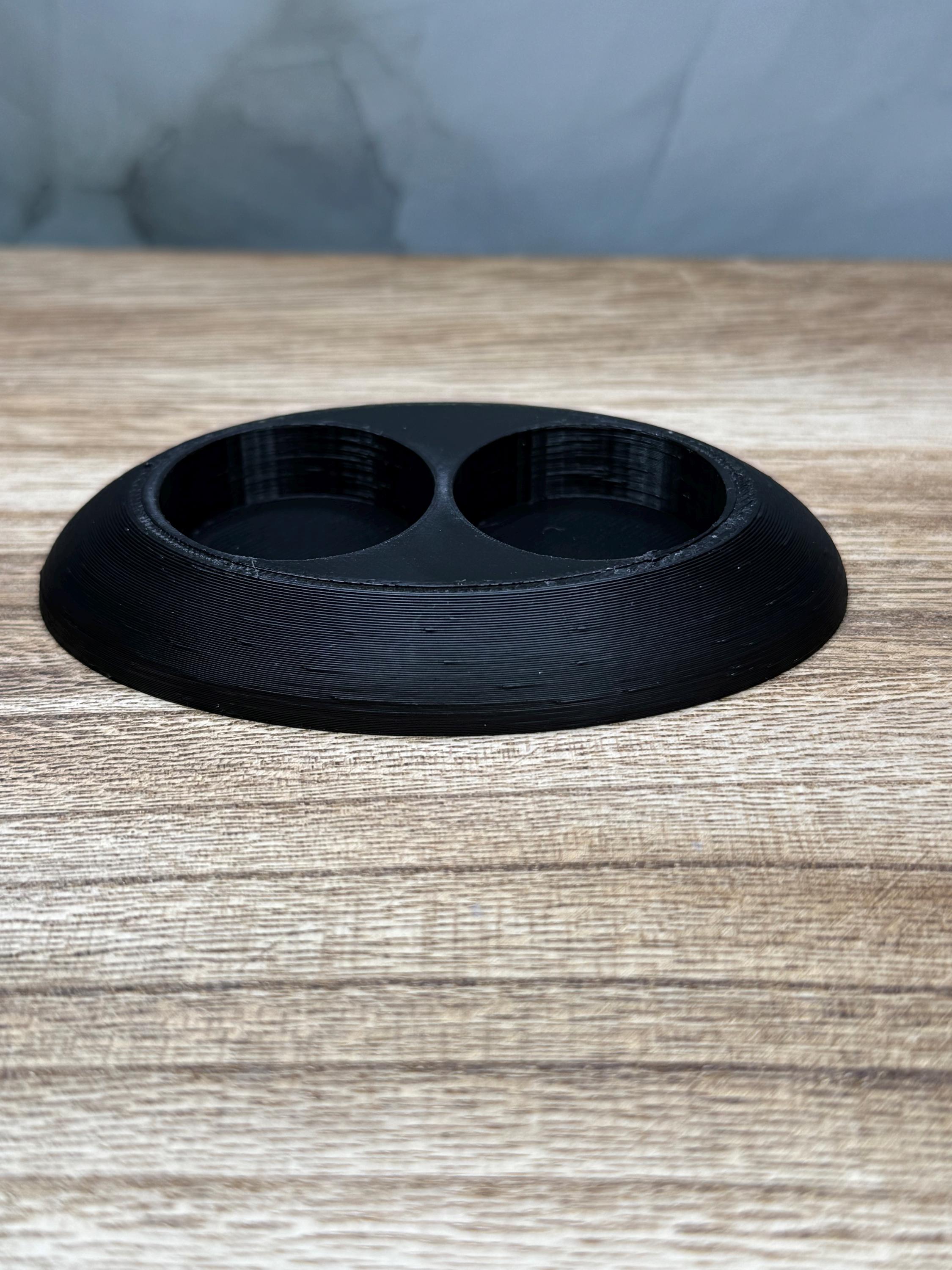 Reptile Feeder Cup Holder with 2 Silicone Cups | Double Feeding Dish for Geckos, Lizards, and Exotic Pets - Thumbnail 4