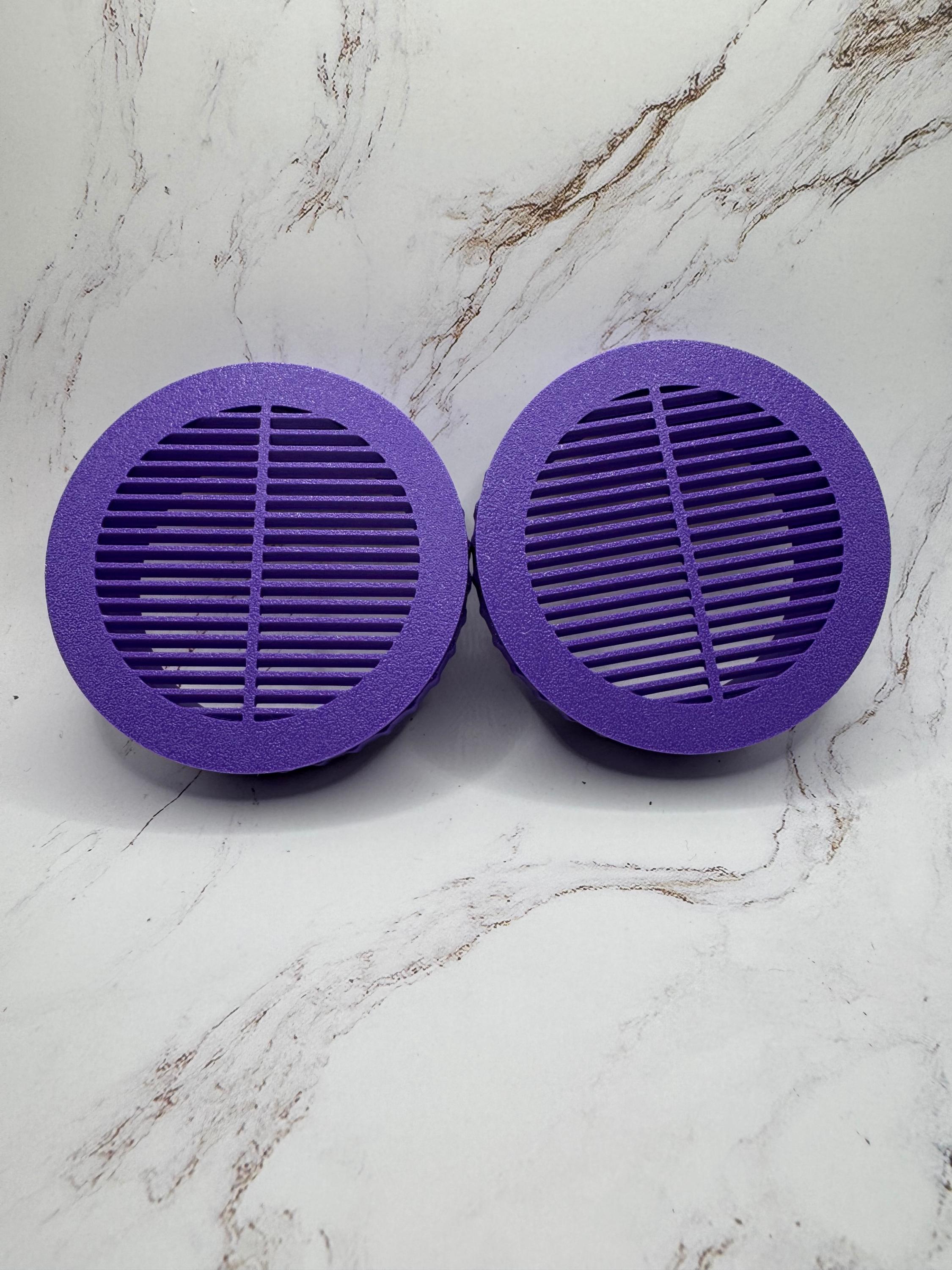 2-Pack PVC Enclosure Vents 2”, 3”, 4” Screw-Together Terrarium Vents | Multiple Colors | Quarantine & Breeding Tub Ventilation - Thumbnail 3