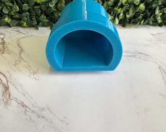 Magnetic Tunnel Hide for Reptiles & Inverts | 3D Printed Side-Mount Cave for Spiders, Frogs and Small Reptiles