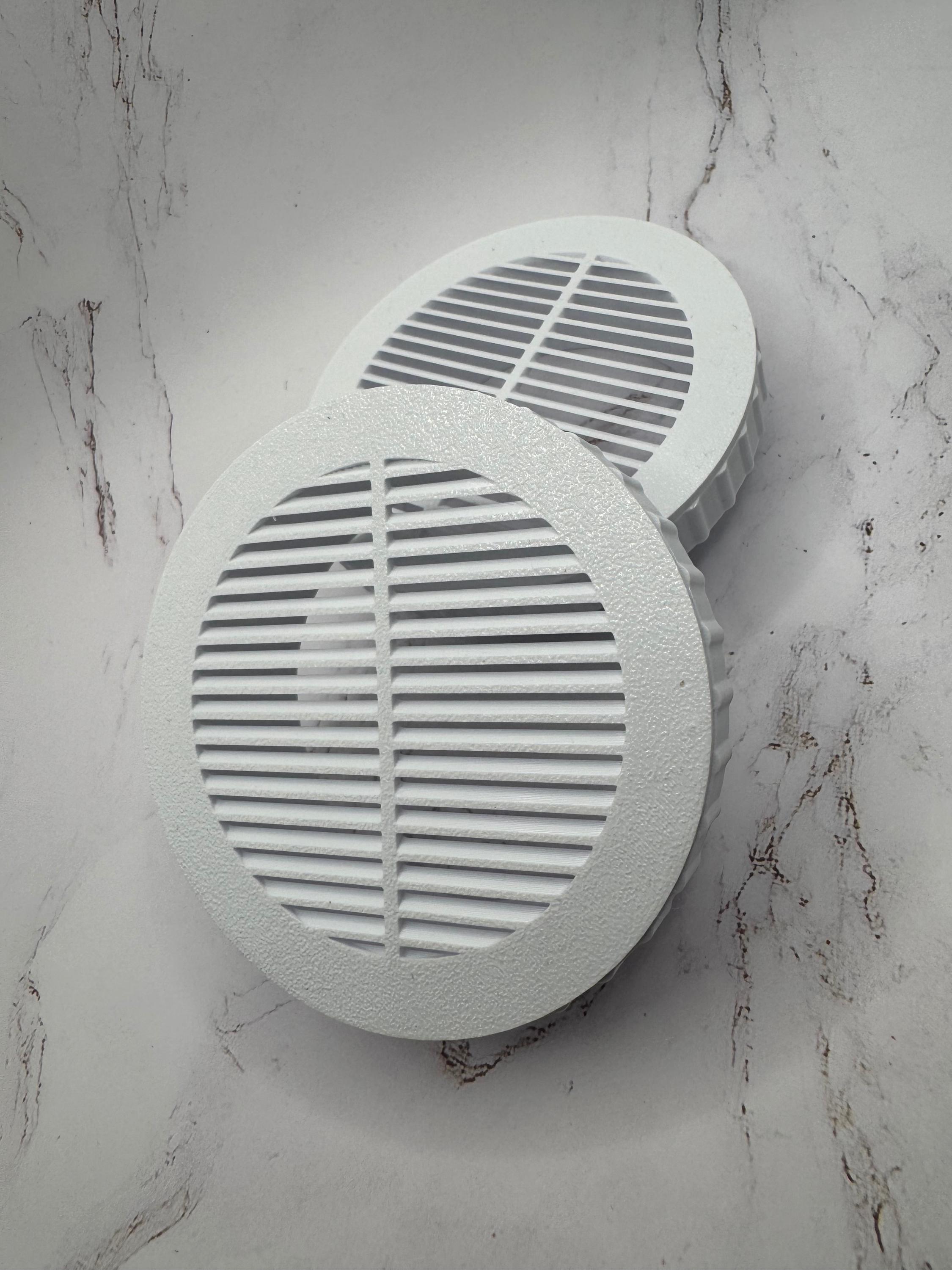 2-Pack PVC Enclosure Vents 2”, 3”, 4” Screw-Together Terrarium Vents | Multiple Colors | Quarantine & Breeding Tub Ventilation - Thumbnail 2