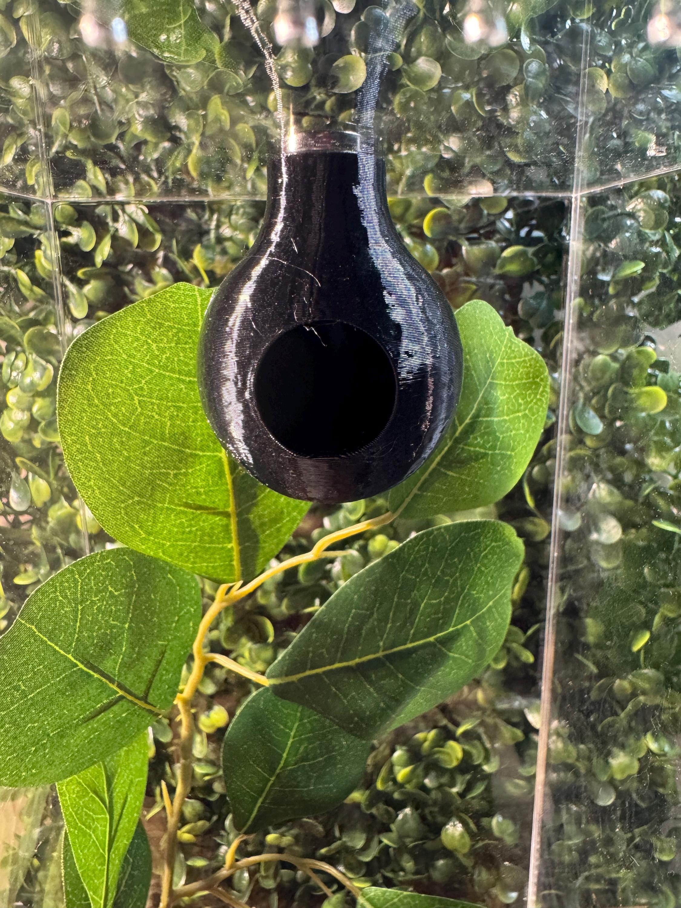 Round Magnetic Top-Mount Spider Hide | 3D Printed Tarantula & Jumping Spider Enclosure Hideout | Arboreal Invertebrate Hide - Thumbnail 4