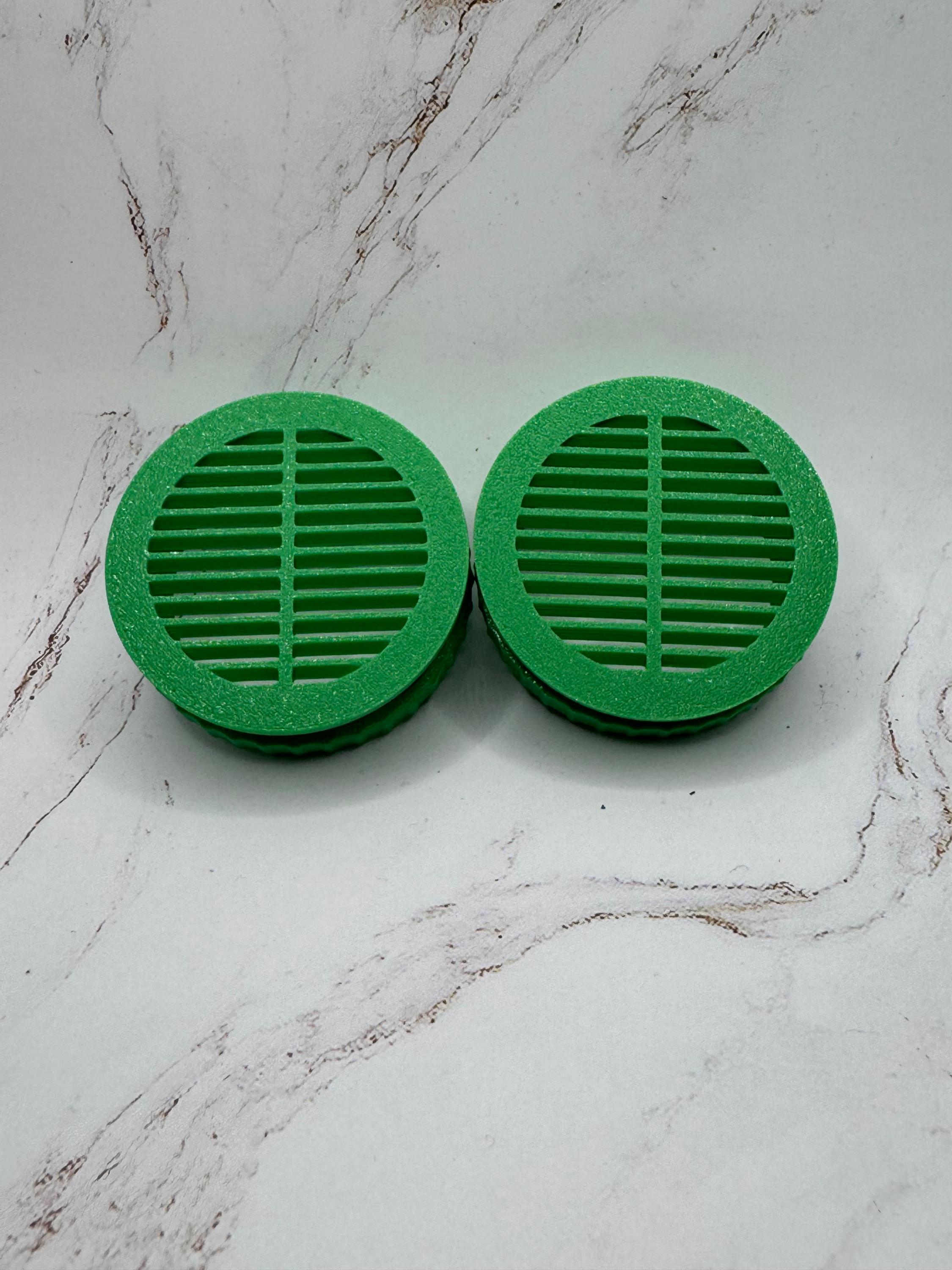 2-Pack PVC Enclosure Vents 2”, 3”, 4” Screw-Together Terrarium Vents | Multiple Colors | Quarantine & Breeding Tub Ventilation - Thumbnail 4