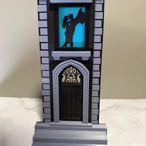 Coin lecture pour maison de ville | Inserts interchangeables pour portes et fenêtres | Décoration d'étagère romantique