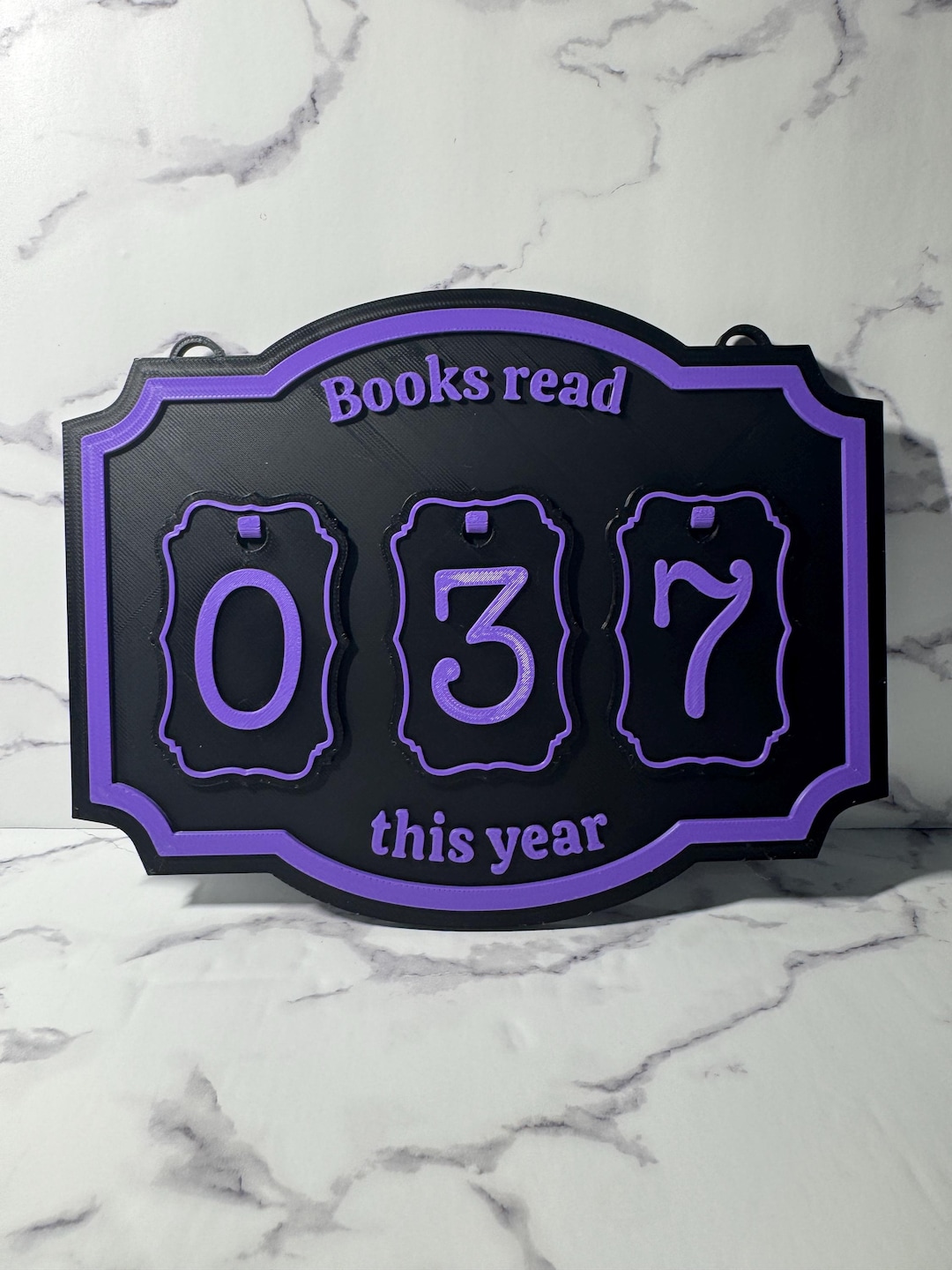Counter Reading Books Read This Year Counter | Reading Tracker Sign | Hanging Bookshelf ...