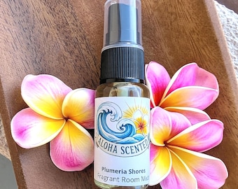 Plumeria Room Spray, Linen Mist, Tropical Perfume, Car Fragrance, Hawaiian Aroma