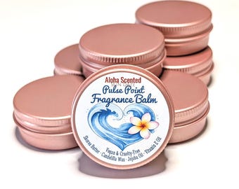Solid Perfume with Tropical Beach Scent, Vegan and Travel Size, Island Flower Fragrance, Sun Daze