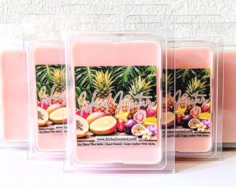 Summer Wax Melts, Island Nectar, Beachy Fruity Fragrance, Tropical Vibes