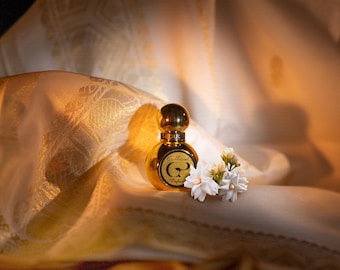 Aceite de perfume Seduction - Jazmín árabe y madreselva / Perfume vegano artesanal de Goddesscent Perfumes