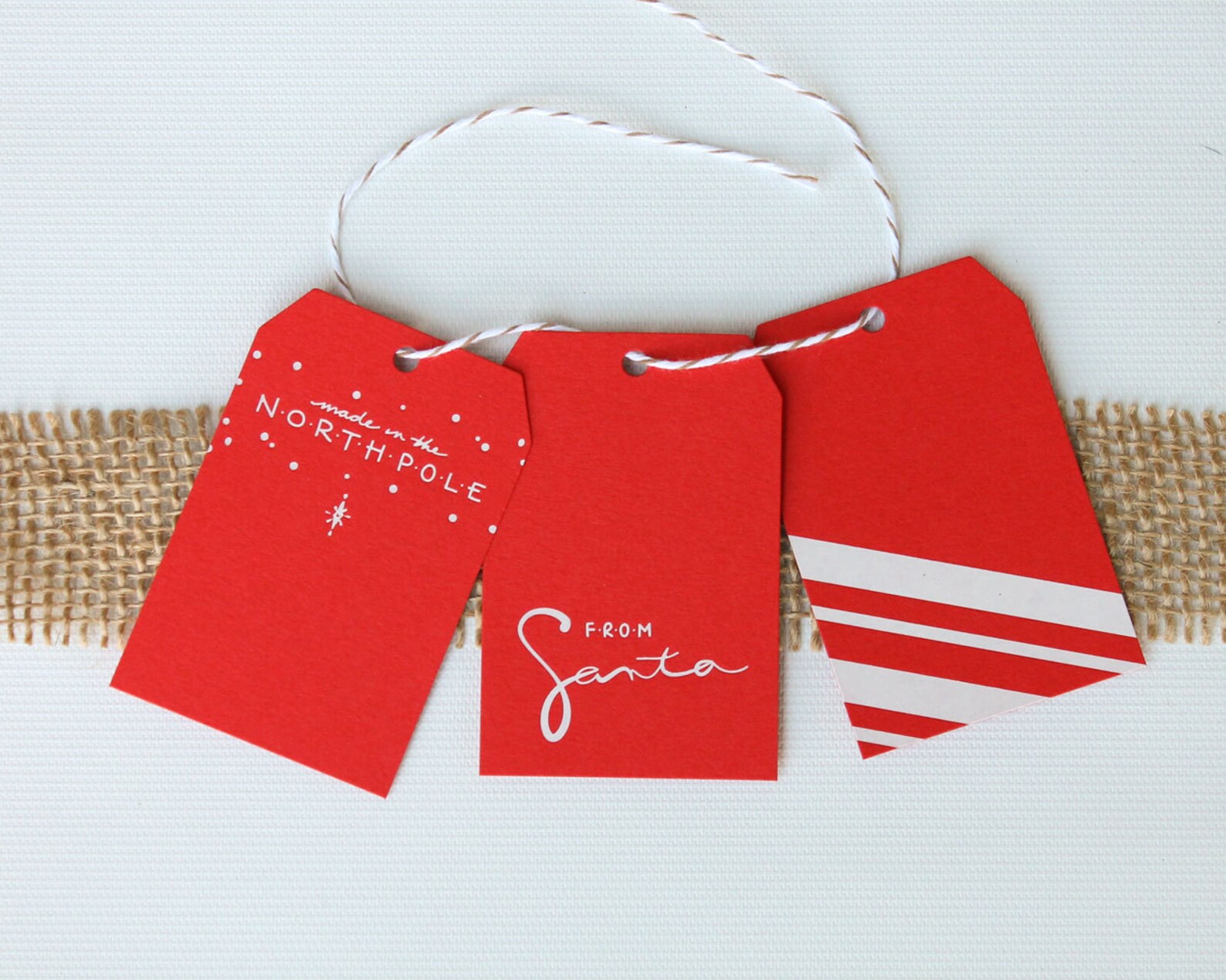 Gold Foil Assorted Christmas Tags | Etsy