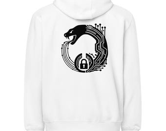 Cyber Ouroboros Hoodie: Defense in Depth Full Zip