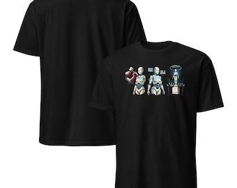 Pygmalion Protocol—AI Governance Unisex Tee | Myth-Tech Collection | AI Alignment Shirt | Short-Sleeve Unisex T-Shirt