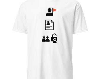 NIST SP 800-53 PS Kurzärmeliges Unisex-T-Shirt