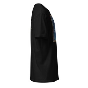 Tech Horror Codex: II—The Phantom Dependency | Gold & Blue on Black T-Shirt | Software Engineer Gift | Developer Tarot