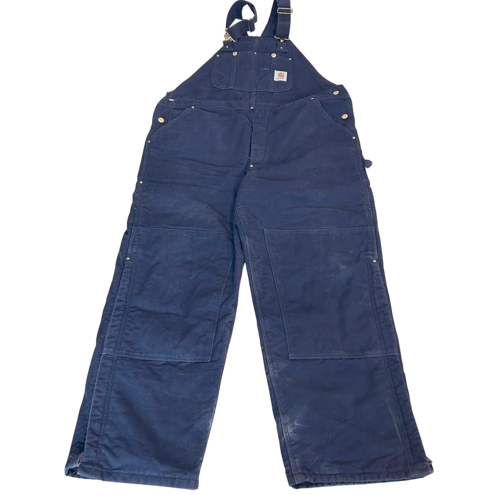 Carhartt Overalls Navy - Etsy