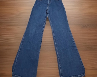 Levi's 512 Perfekt Abnehmen Jeans Damen 30x30 Blau Breites Bein Y2K Retro Denim