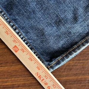Buffalo Jeans Straight Leg Mens 38x30 Blue Faded Denim Casual Y2K Streetwear image 6