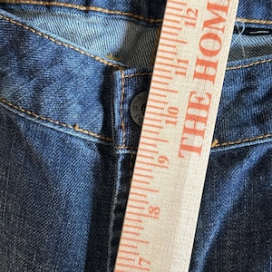Buffalo Jeans Straight Leg Mens 38x30 Blue Faded Denim Casual Y2K Streetwear image 7