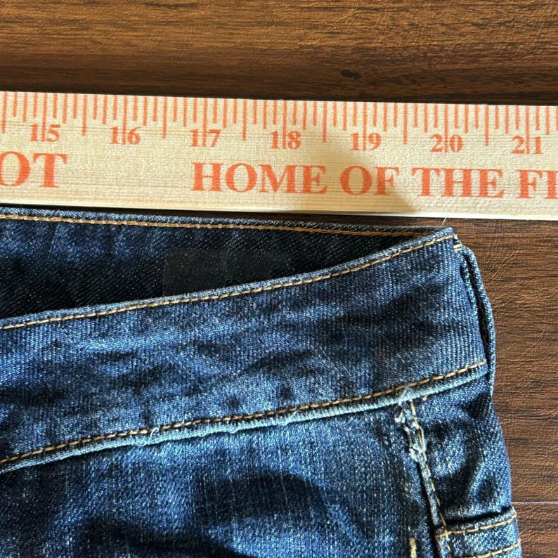 Buffalo Jeans Straight Leg Mens 38x30 Blue Faded Denim Casual Y2K Streetwear image 5