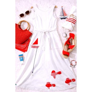 Red Fish Dress - Etsy Red Fish Dress - Etsy