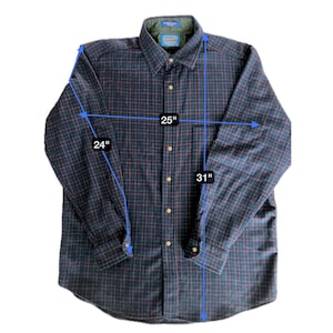 Vintage Pendleton Wool Shirt Jacket Plaid USA Made L Cabin Core image 8
