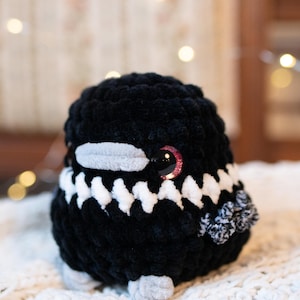 Crochet Loon Plush – Handmade Amigurumi Bird