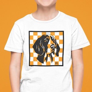 Youth Checkerboard Smokey | Tennessee Vols | Short Sleeve Tee