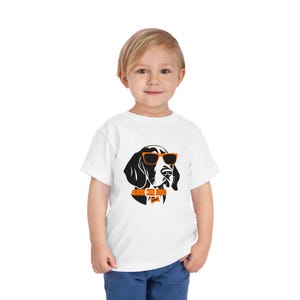 Tennessee Smokey Toddler Tee, Go Vols, Orange and White Kids Shirt, College Football Apparel, Volunteer Fans Gift, University of Tennessee