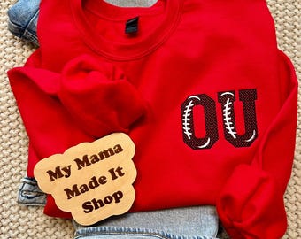 Game Day Crewneck Sweatshirt: Custom College Football Team Spirit