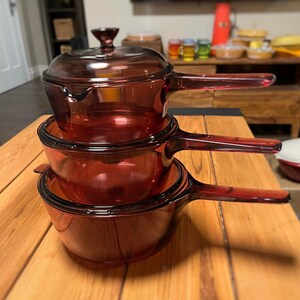 ビジョン　クランベリー　片手鍋　フライパン　パイレックス鍋 3点セット ビジョン クランベリー 片手鍋 フライパン パイレックス鍋 3点