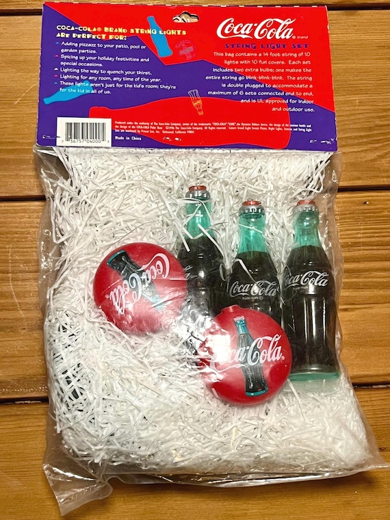 Coca-Cola Fun Lights 10個セット Coca-Cola Fun Lights 10個セット 10 Vintage Coca-Cola Blow Mold
