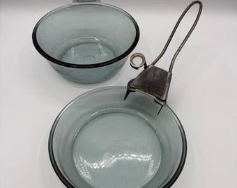【1940s USA vintage】PYREX パイレックス ソースパン 鍋 OLD PYREX オールドパイレックス フレームウェア ソースパン2クォート