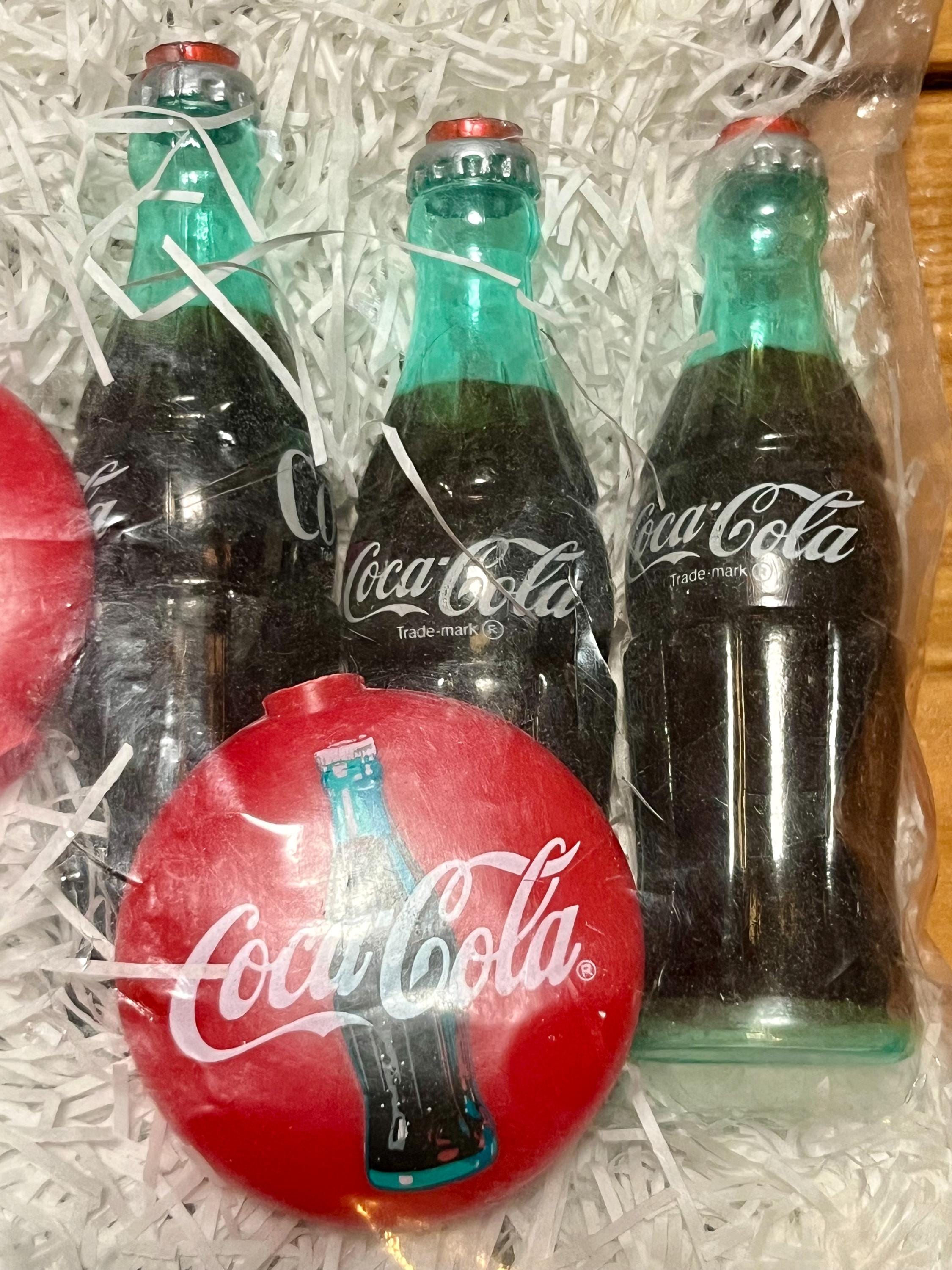 Coca-cola String Light Set • 1990s Retro Coke Bottle & Button 