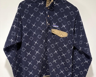 Patagonia Synchilla Snap-T Bluza polarowa z geometrycznym nadrukiem, rozmiar S