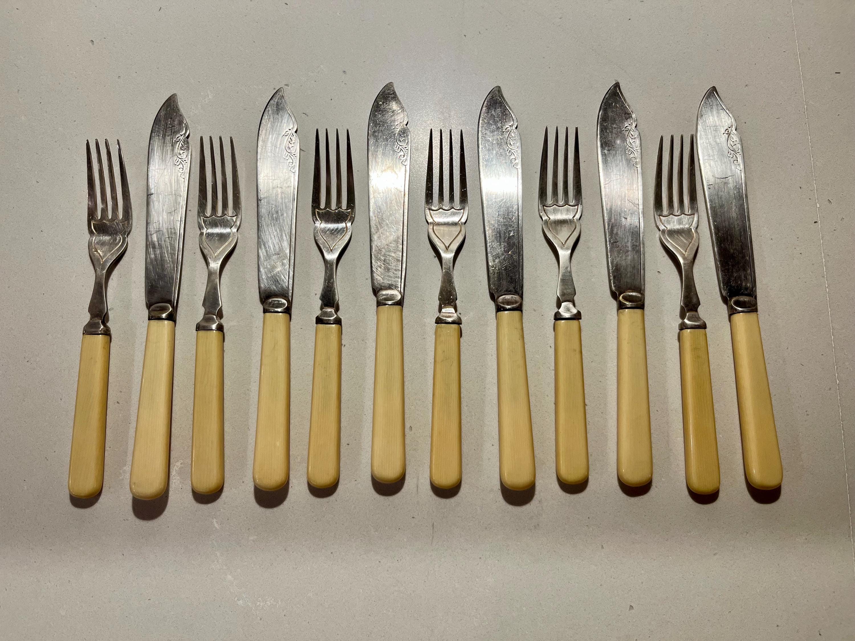 Epns Fish Knives - Etsy