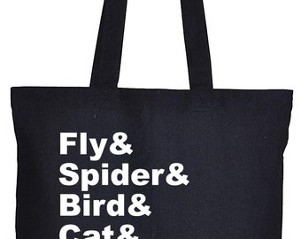 There Was an Old Lady Who Swallowed a Fly - Tote bag
