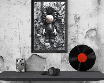 Póster imprimible de grafiti estilo Hypebeast / Descarga instantánea