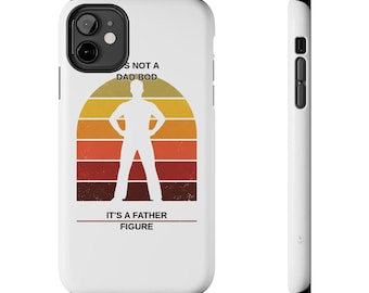 Funny Dad Bod Father Figure Joke Retro Fathers Day Gift Idea