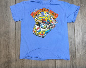 The 2023 Grateful Dead Summer Tour Liquid Blue T-Shirt M