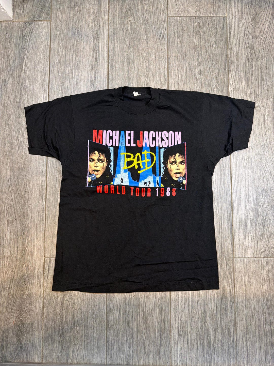 マイケル・ジャクソン 1988 BAD Special Box Tシャツ OG michael jackson t shirt 88 BAD TOUR Merchandise | eBay