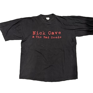 nick cave ニックケイブ 当時のツアーTシャツ ビンテージ 古着 NICK CAVE /ニックケイブ/& the bad seeds /ヴィンテージ