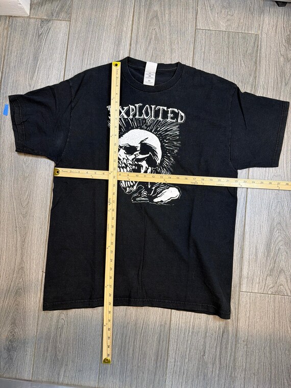 The Exploited Total Chaos Double Sided Punk Black… - image 2