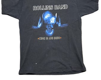 Vintage 1994 Henry Rollins Band I'm A Liar T-shirt White L Punk