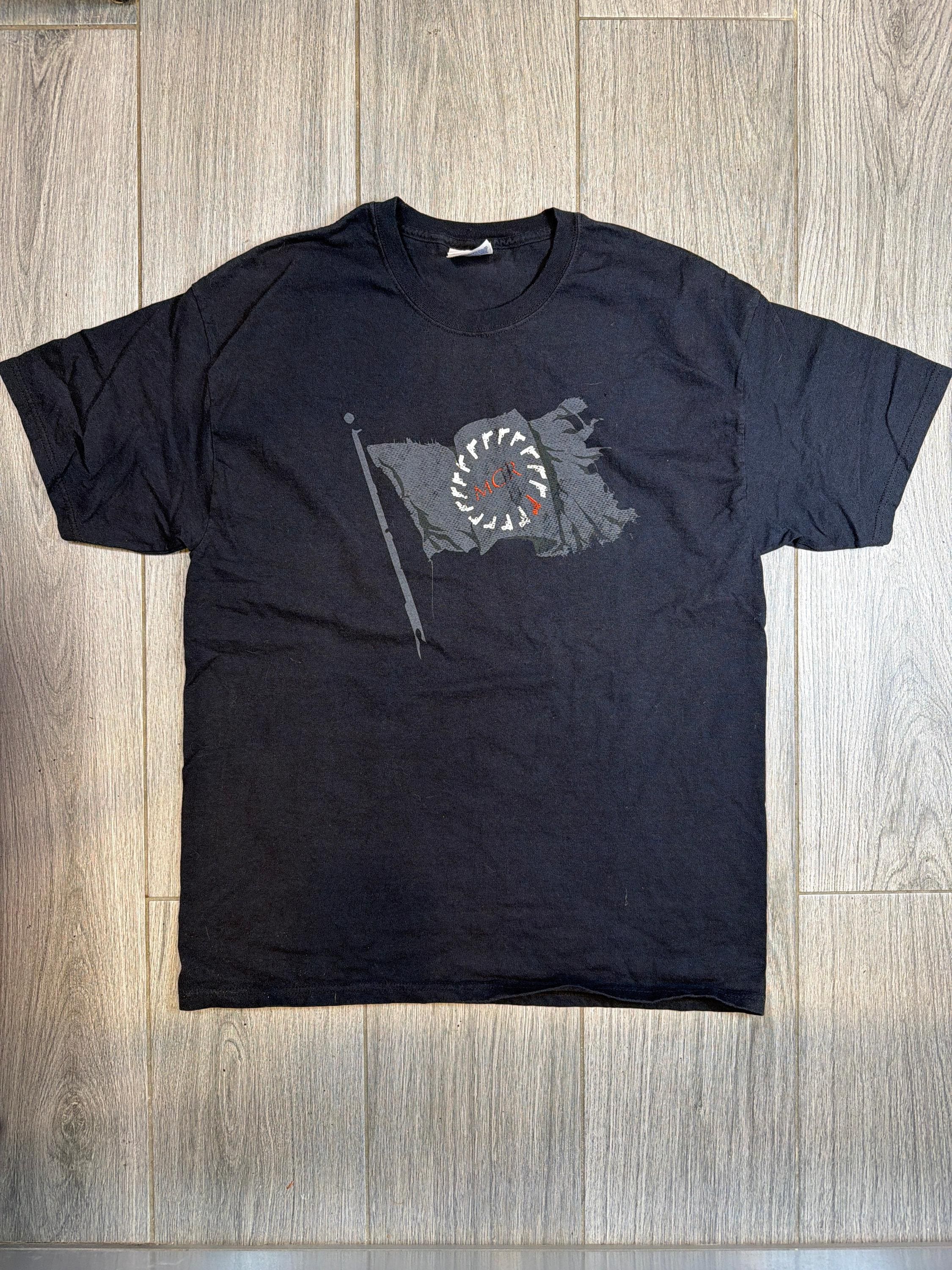 00s My Chemical Romance バンドTシャツ Hanes The 00s My Chemical Romance Black Flag Hanes Black T-shirt Large