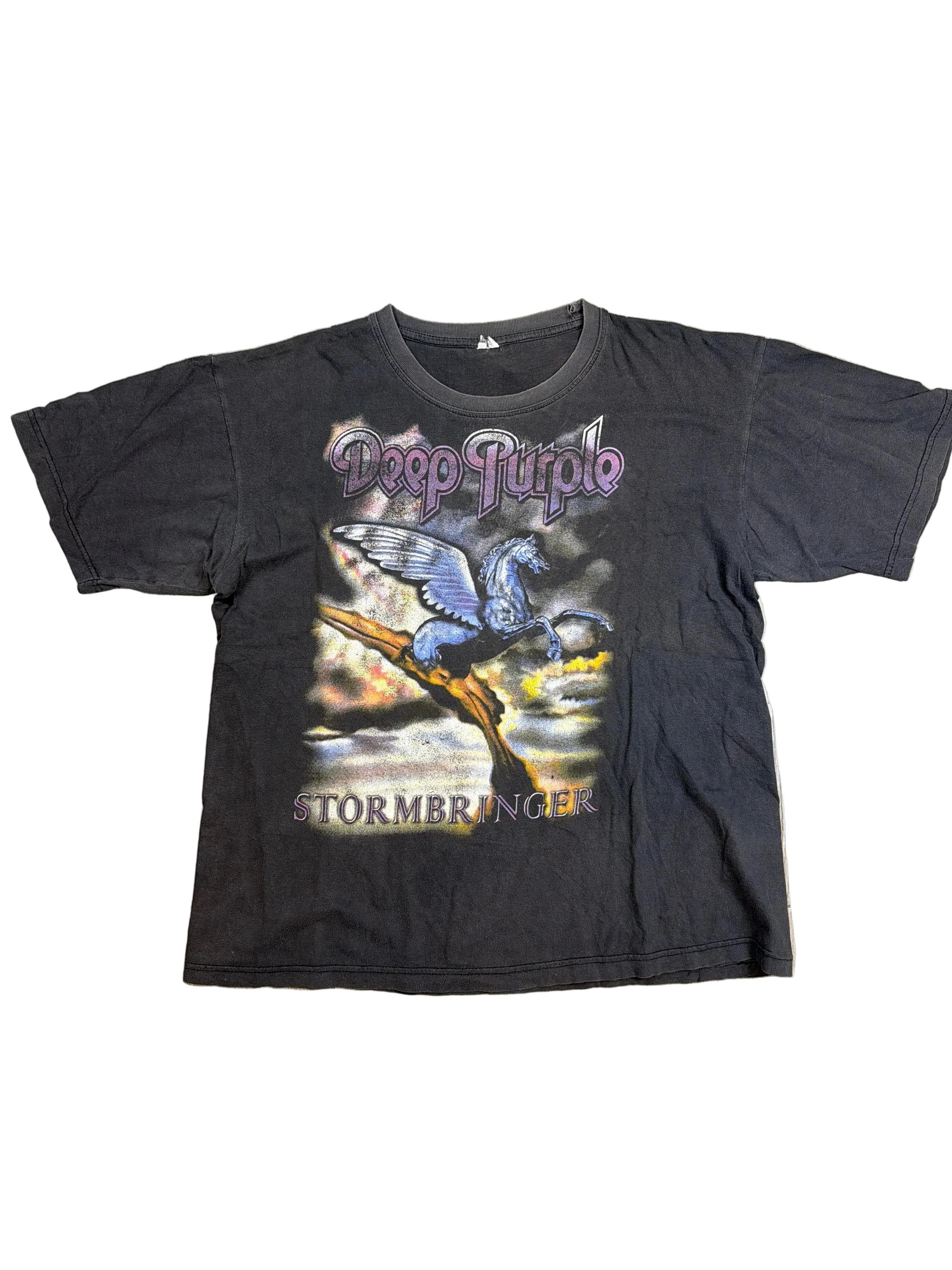 Deep Purple stormbringer バンドTシャツ 2XLサイズ Vintage Deep Purple Stormbringer Double Sided Black T-shirt M|L - Etsy