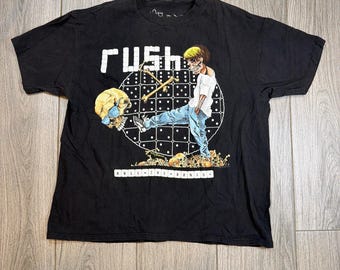 1990s RUSH Roll the Bones Tee - Etsy