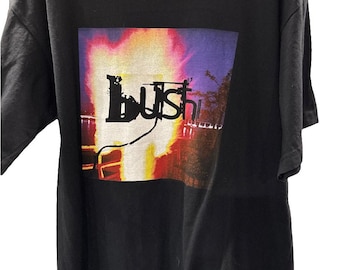 Vintage 1990s BUSH Graphic Band Tee / Vintage Band T Shirt / Rock