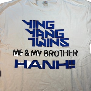 Camiseta blanca de hip hop de Ying Yang Twins del Georgia Dome, talla 2XL