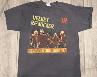 Vtg 04 VELVET REVOLVER TSHIRT // 90s Y2K Vintage Slash Stp Rock