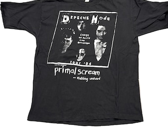 Camiseta XL de Depeche Mode Primal Scream Stabbing Westward (1994)