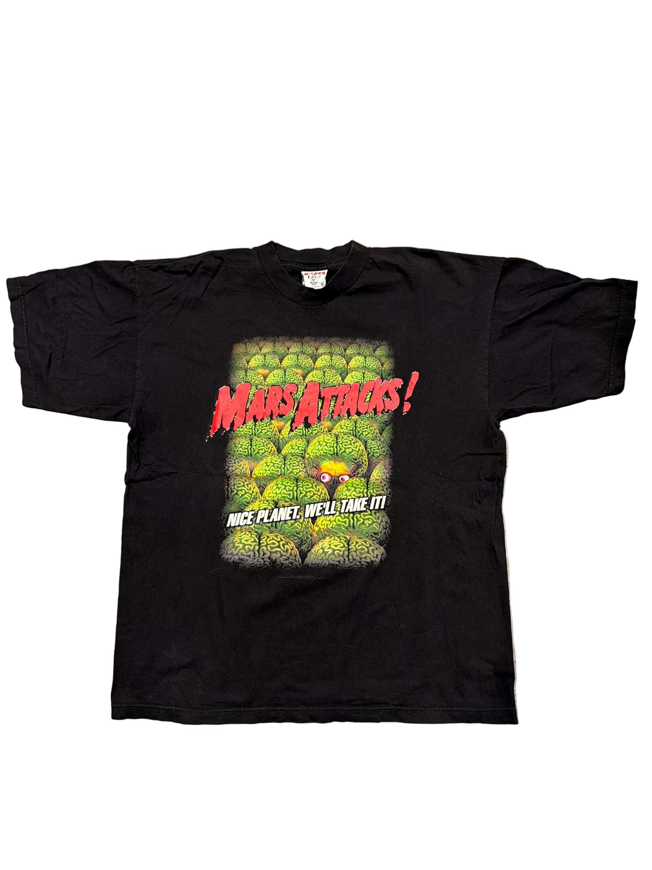 Mars 90s ヴィンテージTシャツ MARS ATTACKS デットストック 新品 